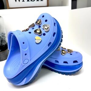 Platform Crocs with Croc Charms